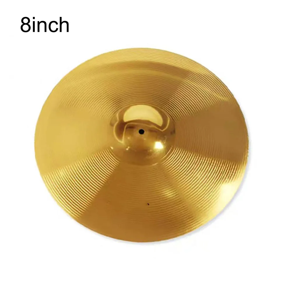 6 8 10 12 14 16 Inch Drum Brass Cymbals Percussion Splash Drum Crash Cimbal For Jazz Drumsets, Standard Usable Cymbal