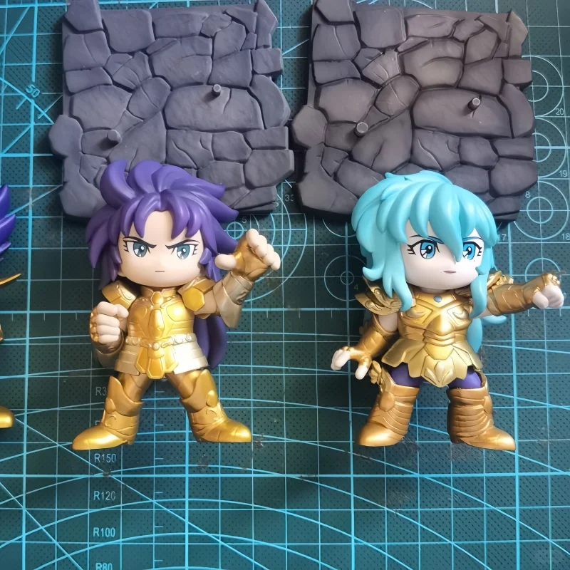 

Аутентичная японская Bandai Gold Saint Seiya слепая коробка аниме фигурка Коллекционная игрушка модель автомобиля орнамент TAMASHI BOX подарок для мужчин