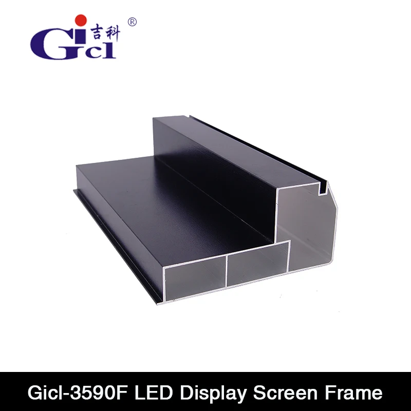 

Gicl-3590F 1meter/pc 6meters/lot LED Display Screen Scrolling Full-color Electronic Billboard with Aluminum Profile Frame