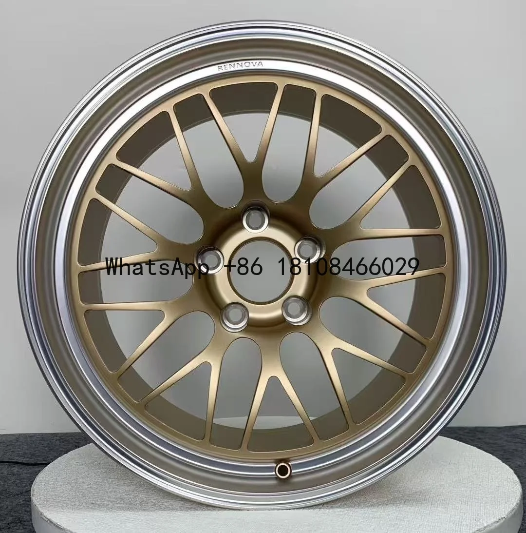 

Forged Deep Dish Wheels for BMW F80 M3 E90 E92 Audi S4 for Porsche Cayman GTR for Mustang New Gold Aluminum 4 Pieces Brushed