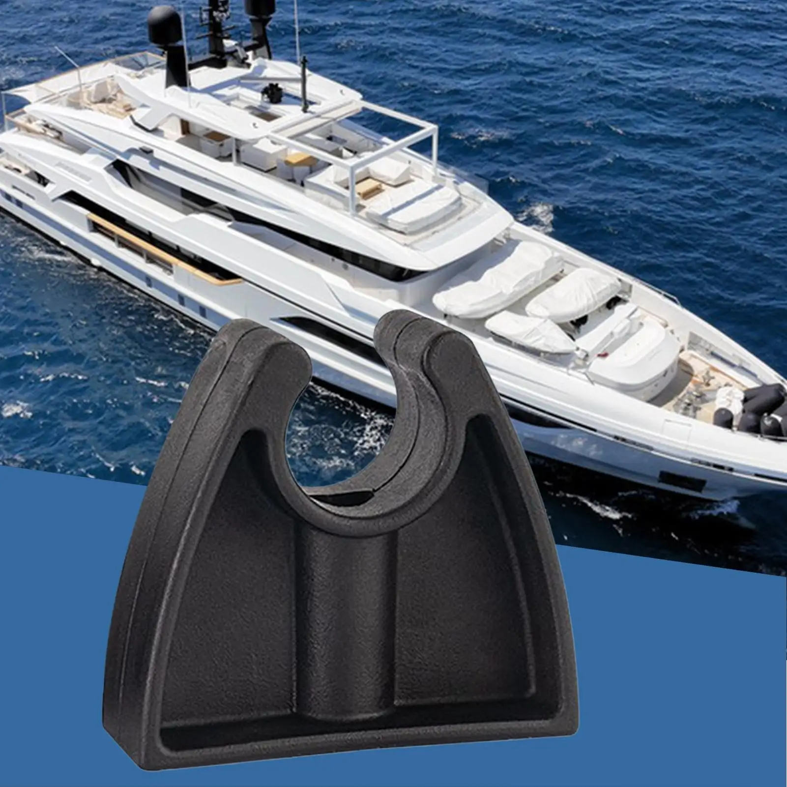 

Зажимы для хранения фонарей на стойке для лодки, черный зажим для хранения фонарей на столбе, держатель для настенной док-станции, морской яхты, каяка, организационный фонарик