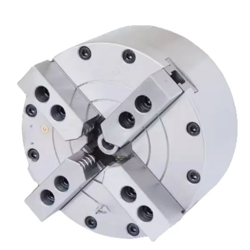 Rotary pneumatic chuck Four-jaw solid built-in air pressure chuck 6 inches 8 inches 10 inches chuck