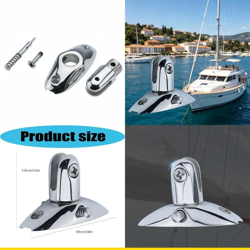 SZCH Oat Bimini Top Hinge Stainless Steel Deck Hinge Quick Release