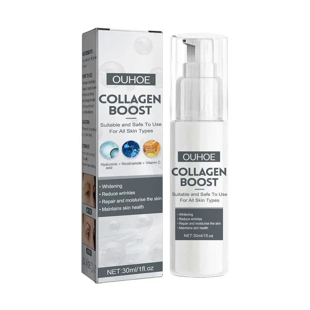 Collageen Boost Anti-Aging Serum Dark Spot Corrector Rimpel Gezicht Bleke Vlek Donkere Vlek Verwijderen Serum Hydraterende Huidverzorging