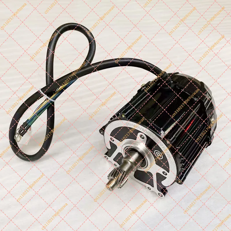 60V 72V 800W-1200W Electric Tricycle Motor, 5-Hole 16-Tooth Pure Copper Brushless Motor