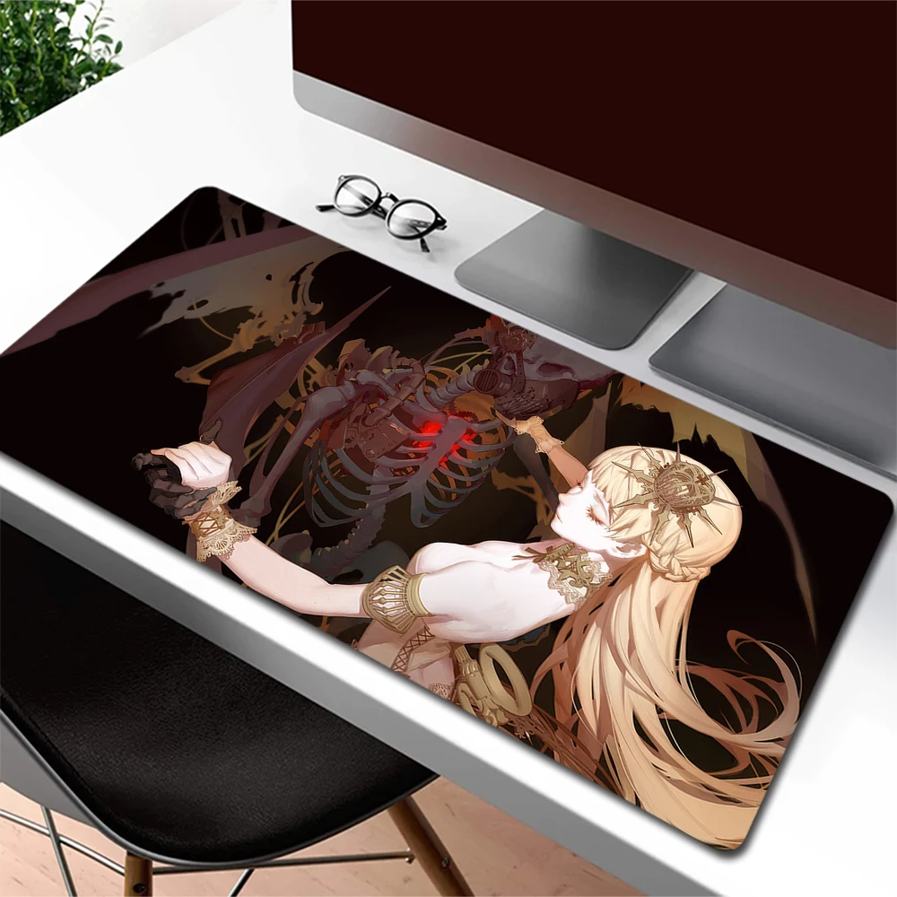 

Kawaii Anime Girl Mouse Mat Non-Slip Gaming Mouse Pad Large Mousepad Gmaer XXL Notebook Rubber Keyboard Pad Big Office Desk Mat