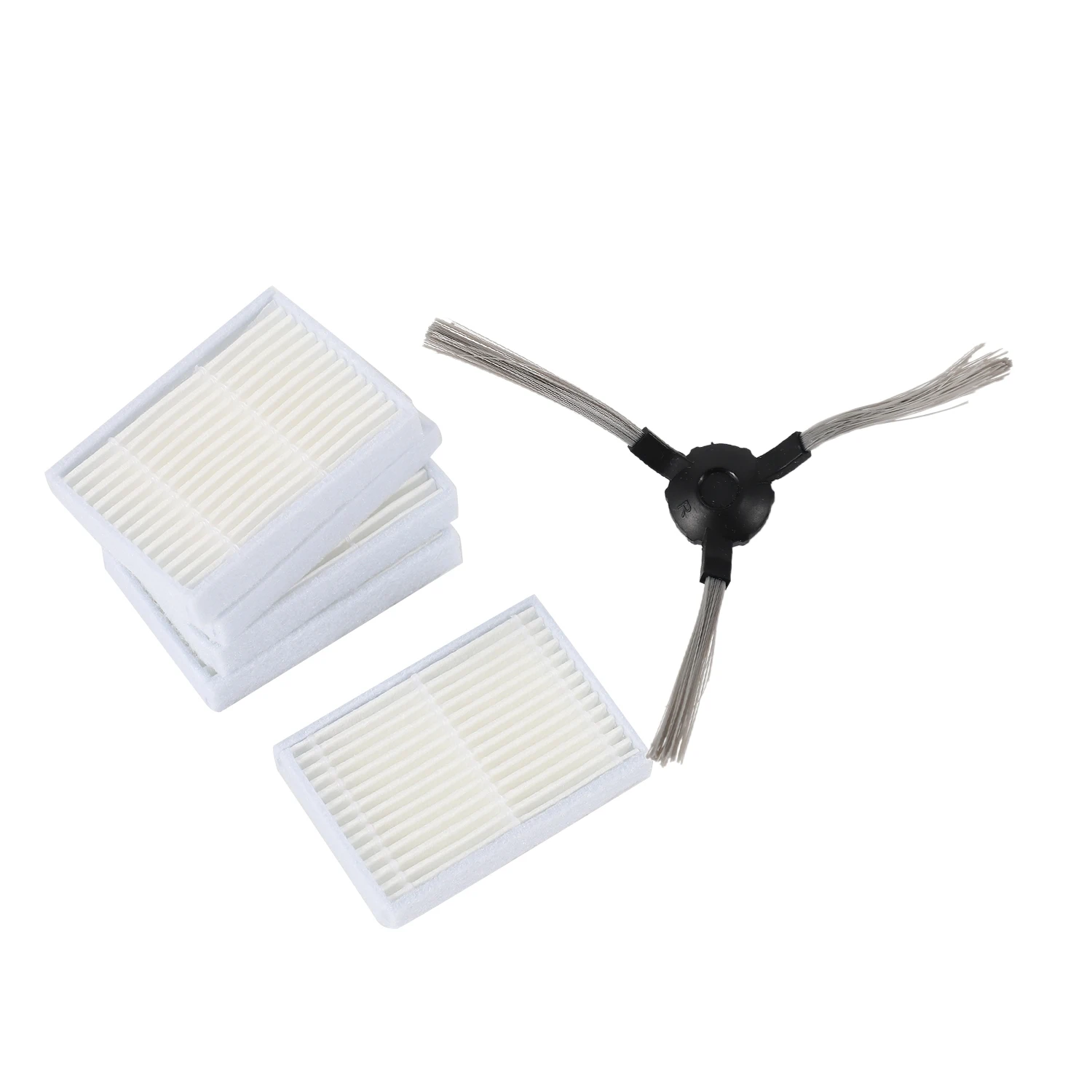 15 pçs/lote robô aspirador de pó escovas escova lateral para midea vcr15 midea vcr16 robô aspirador de pó peças acessórios