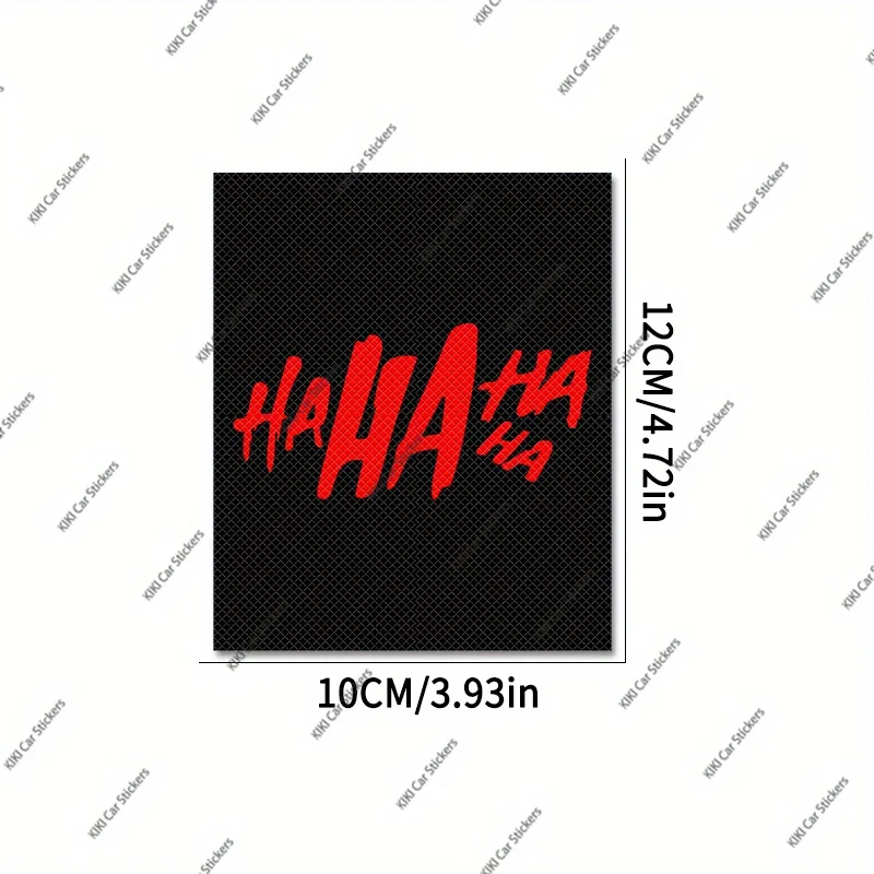 2Pcs HAHAHA Graffiti Handle Grip Stickers Waterproof Anti-Slip Vinyl Decals for Motorcycle Bike E-Bike, Multi Colors Available