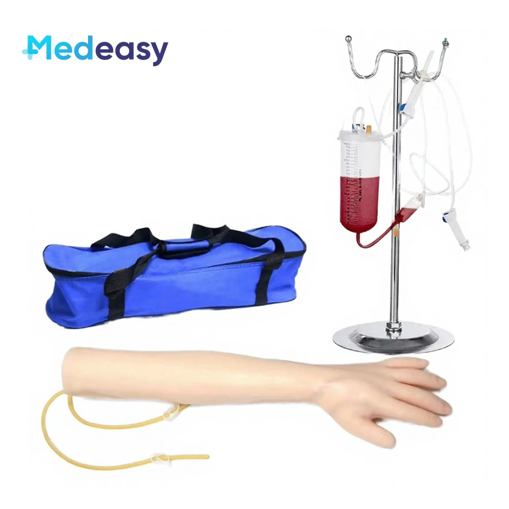 Medical Training Arm for Intravenous Injection and Puncture Practice Venipuncture Infusion Intravenous Training Arm Kit