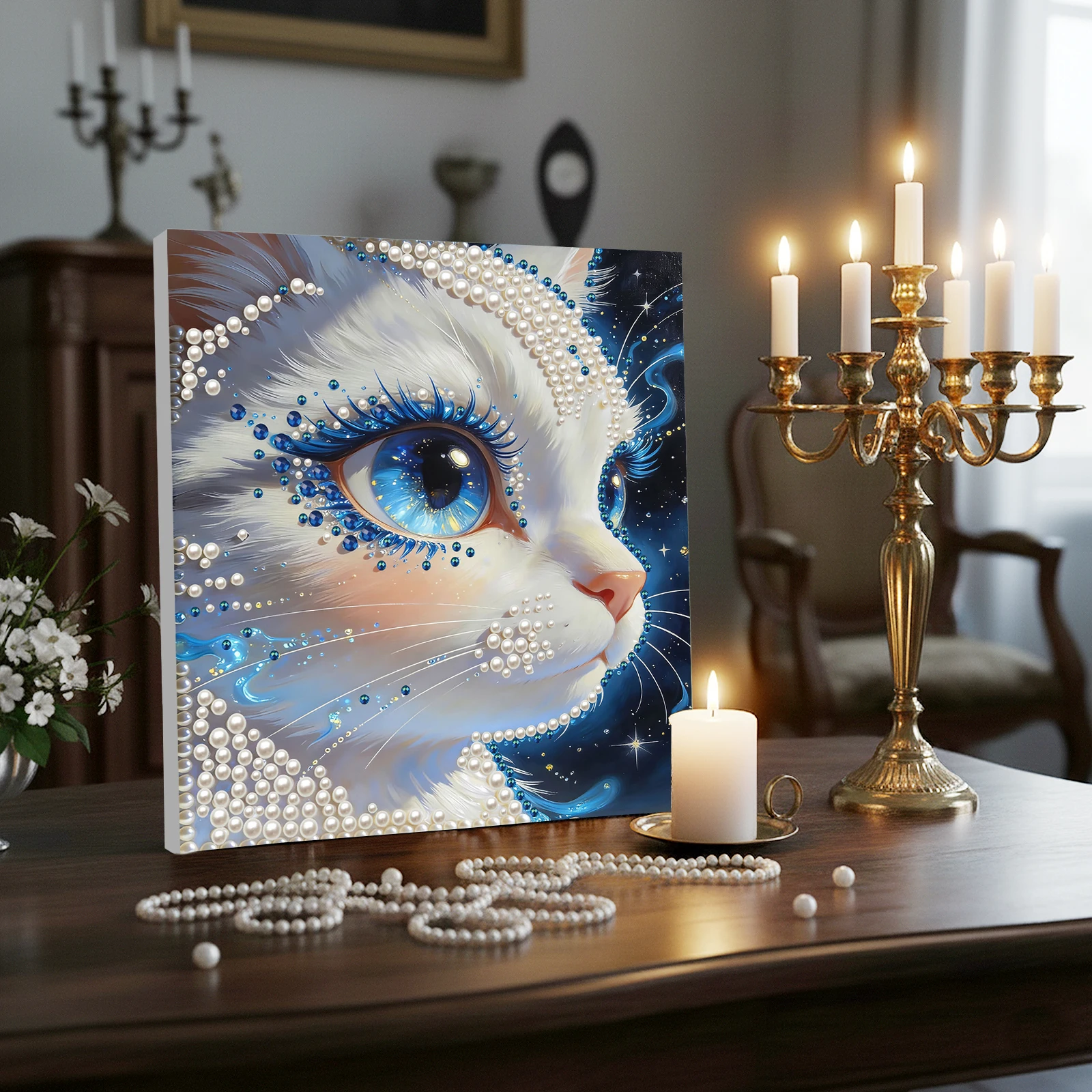 Resin Craft For Beginners - DIY Pearl Dot Painting with Frame