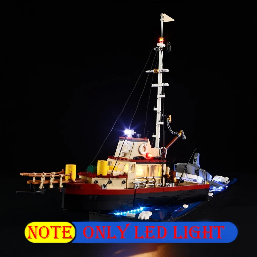 

Lighting Set For LEGO JAWS 21350 Not Include Building Block (Only Led Light Kit)