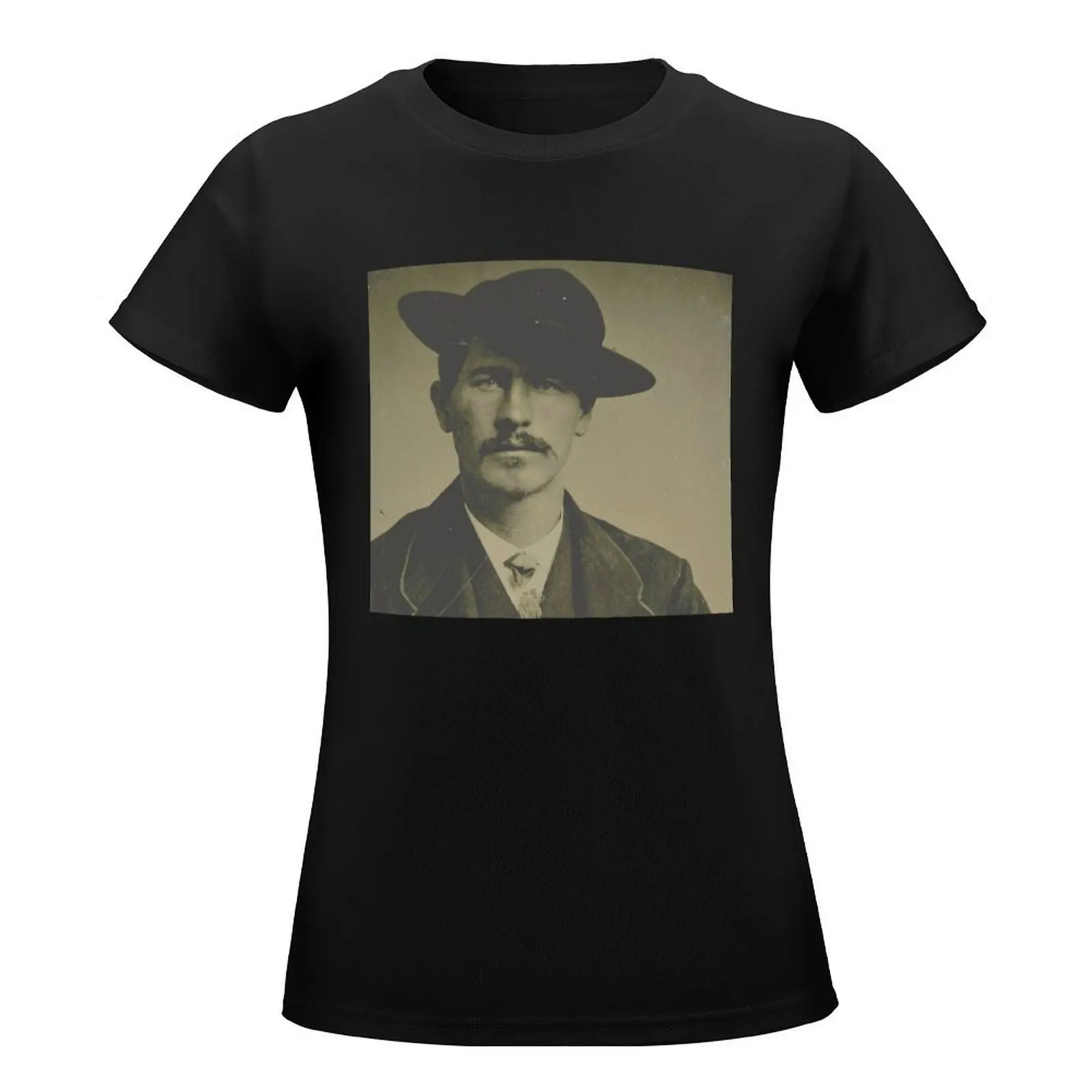 Gambler Wyatt Earp T-Shirt graphics vintage funnys summer clothes cute t-shirts for Women