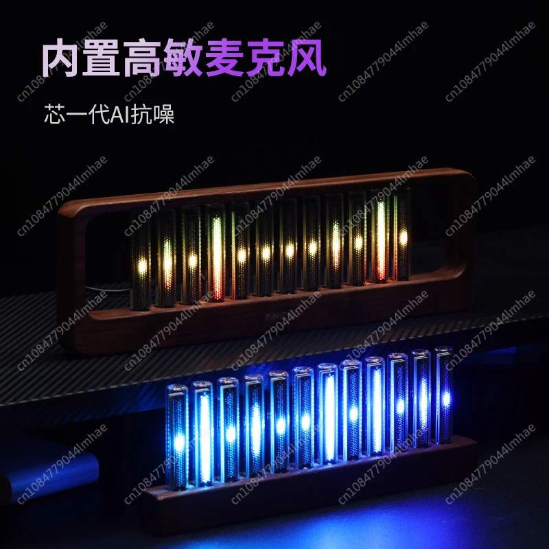 

LED Pickup Light Spectrum Rhythm Ambient Tube Music Table with E-sports Desktop Ornament Sound Control