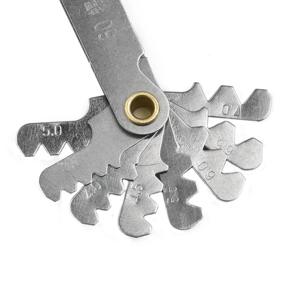 High Quality New Gauge Thread Measuring Gauge Tool Cutting Inch 55° Measuring Metric 60° Quenching Processing Set
