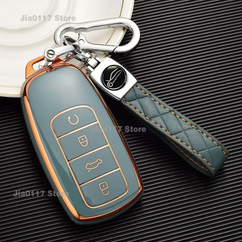 For Chery Tiggo 2 4 7 8 Pro Jaecoo 7 J7 J8 OMODA5 C5 Arrizo 8 Car Key Holder Keychain Silicone Case Key Cover Free shipping