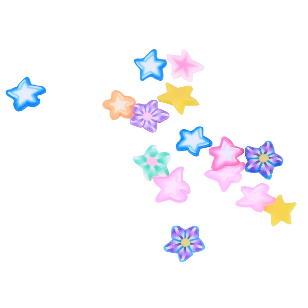 2000pcs Nail Art Tips Colorful Ceramic Manicure Decorations Diy Tools For Women Fingernails Protector Polymer Clay Slices