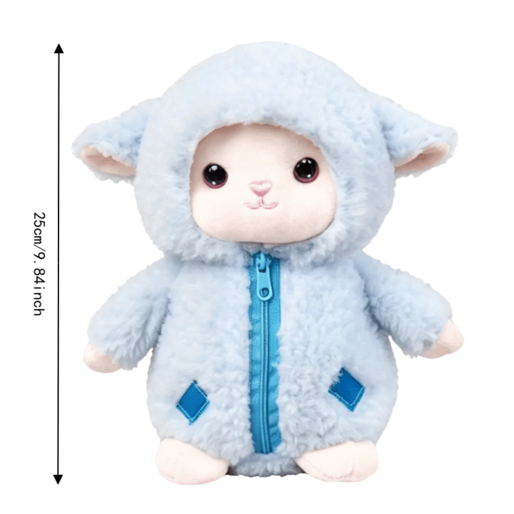 Cute Plush Sheep Plush Toy Sheep Skin Friendly Lamb Doll Stuffed Sheep Kids Play - view 6