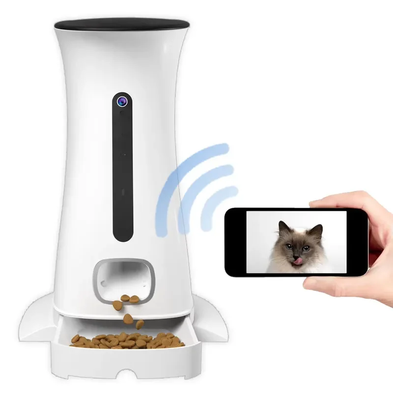 Wifi Pet Feeder Camera For Voice And Video Recording,Wi-Fi Enabled App For And Android