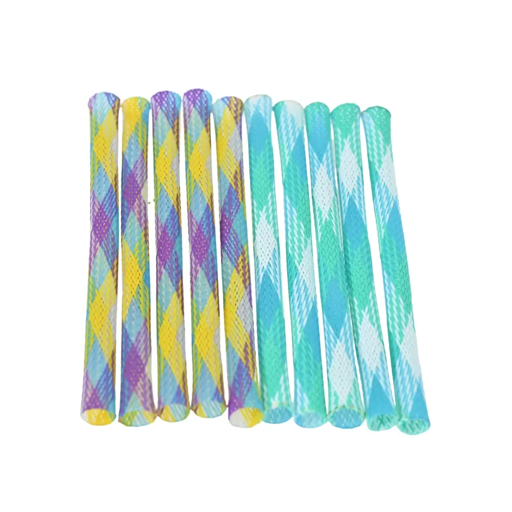 72 Sets/Carton 10PCS per Set Random Color Cat Chew Sticks Soft Elastic Interactive Cat Toys for Kittens Teeth Cleaning Play Wholesale