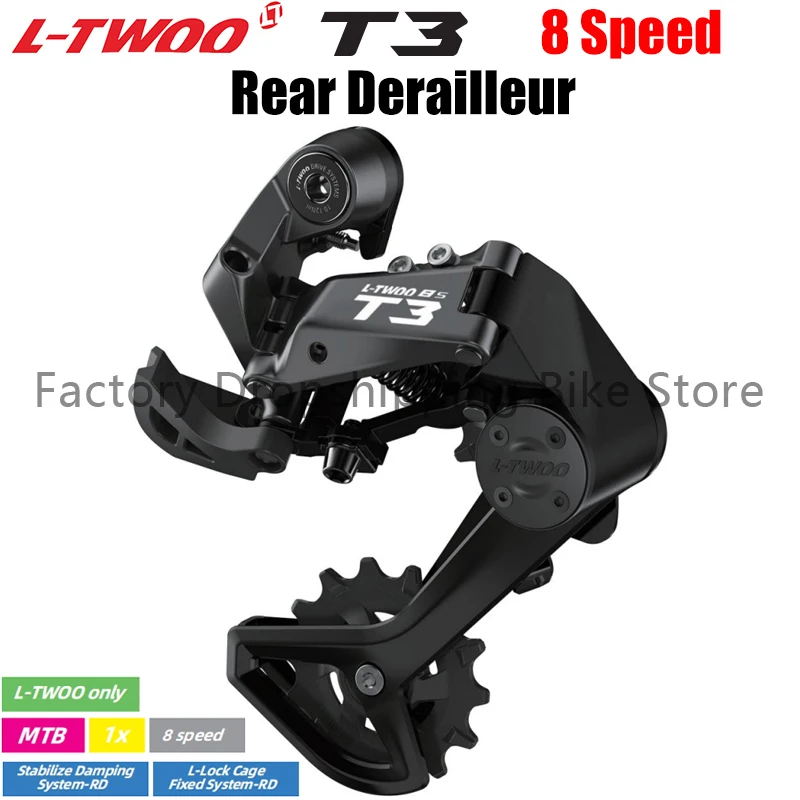 LTWOO T3 1x8 Speed Mountain Bike Transmission Kits 8S Trigger Shifter 8V Damping System Rear Derailleur Original Bicycle Parts