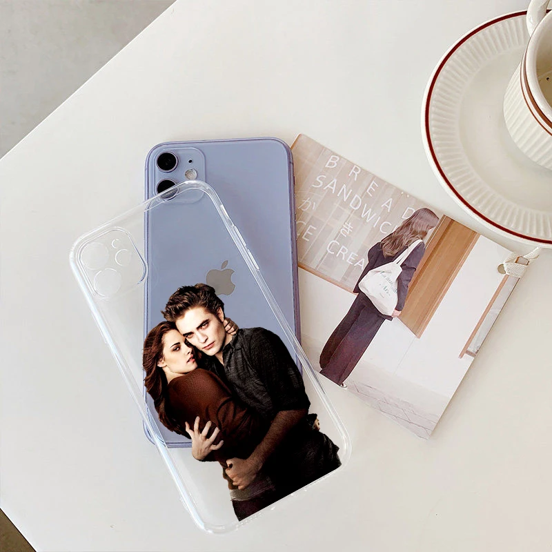 Twilight Saga Phone Case Transparent Soft for Iphone Xsmax XR 16 15 14 13 12 11 Pro MAX 14 16 Plus 13 Mini X Xs Xr Pro Max Funda