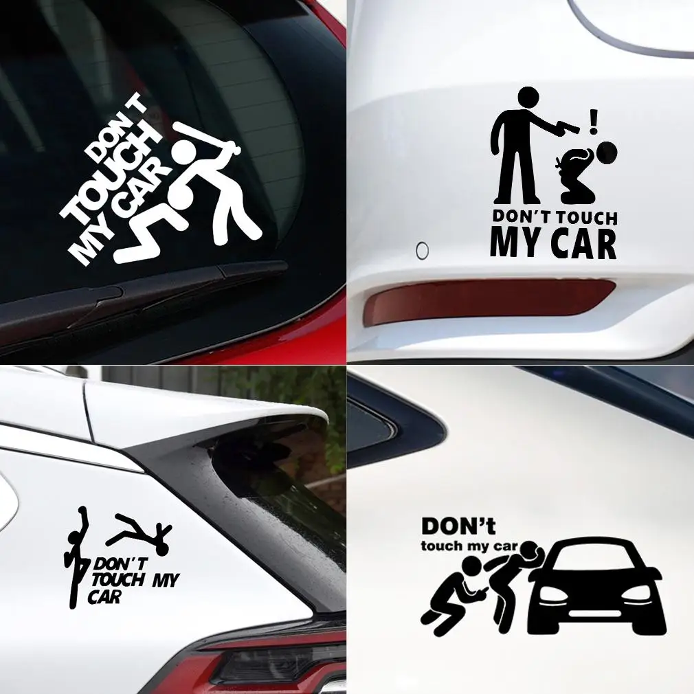 

Y661# Die-Cut Vinyl Decal For Don't Touch My Car Car Sticker Waterproof Auto Decors on Car Body Bumper Rear Window Laptop