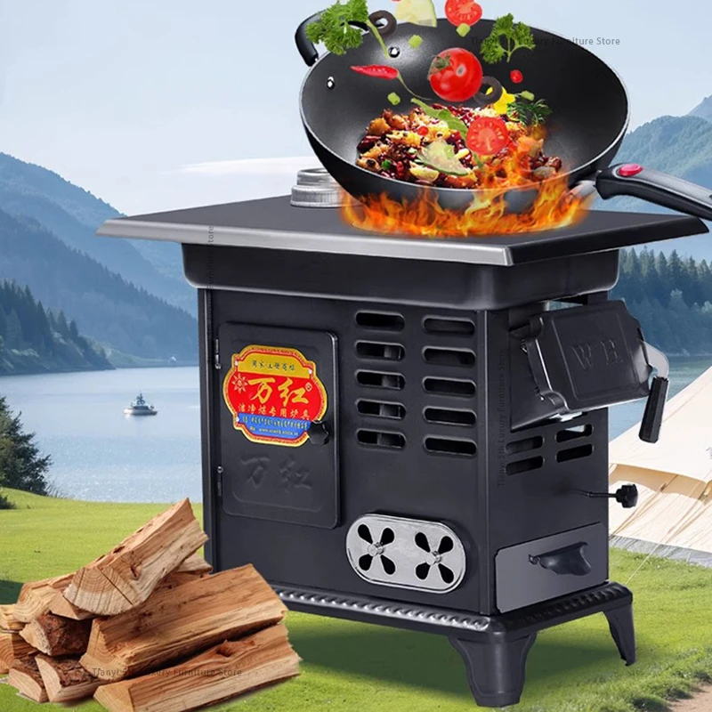 

Camping Brazier Patio Heaters Mini Velo with Ovens Cooking Firewood Stoves Barbecue Grill Mini Velo Heating Supplies Poêle FYPH