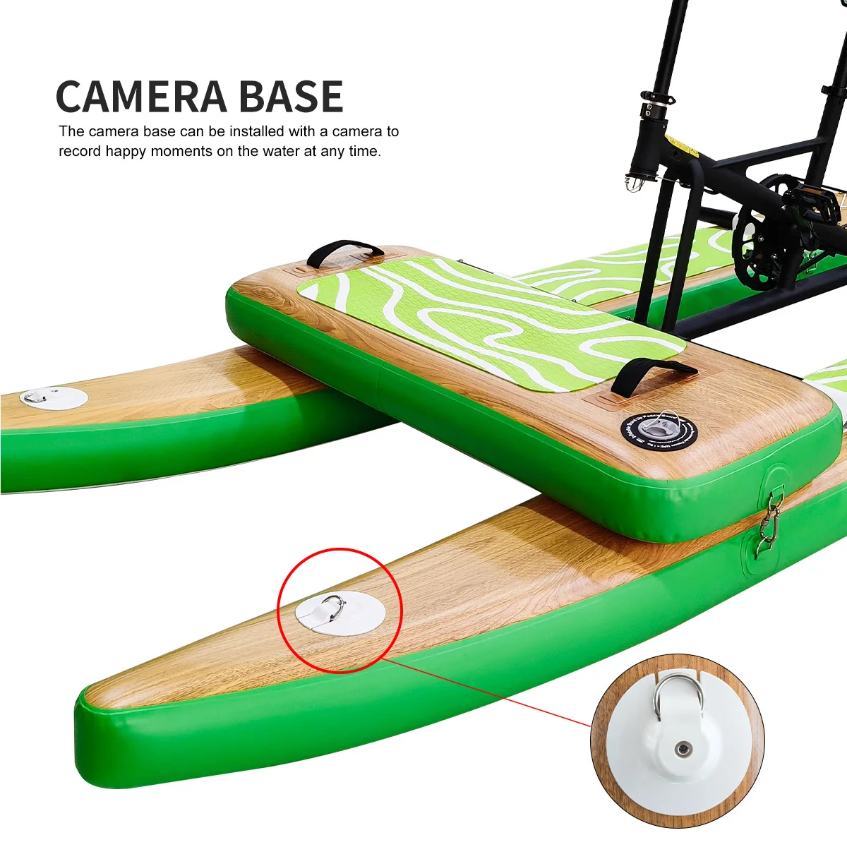 High Quality Inflatable Pontoon Water Tricycle Bicycle Pedal Boat Favorite Factory Discount Water Park Rides for Play