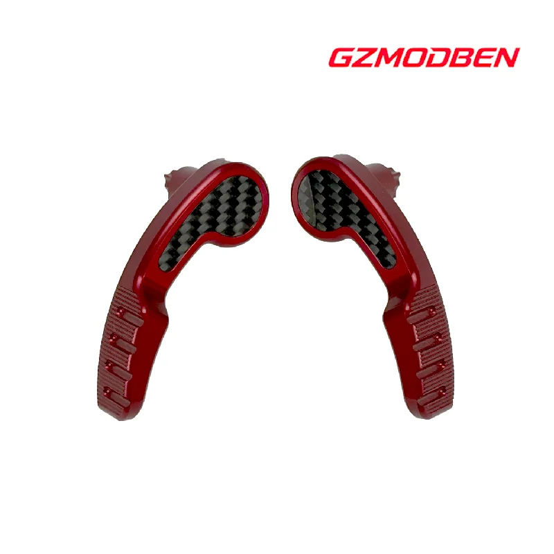 GZMODBEN motorcycle saddle buckle lifter kit, embedded with high-quality carbon fiber decoration.