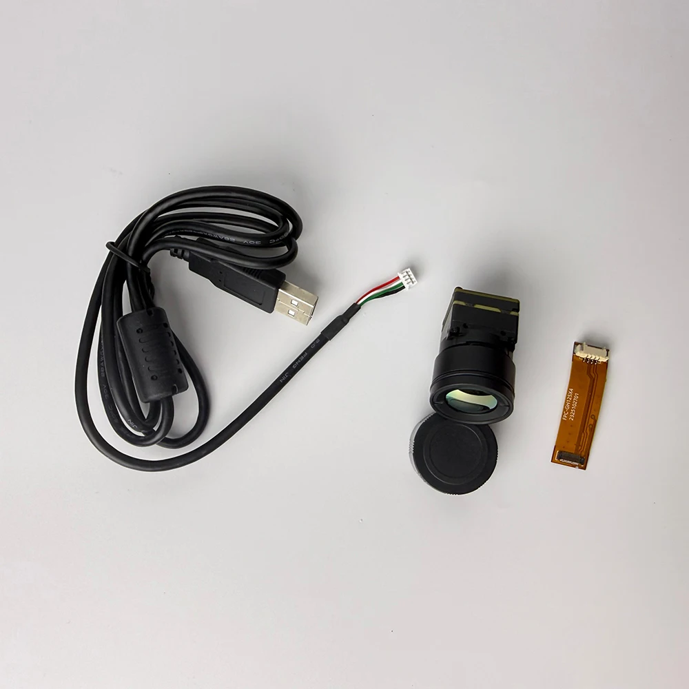 Thermal Imaging Camera Module Temperature Measurement CVBS/USB UVC VOx Microbolometer 50Hz ±2℃ for Robot Gimbal Drone