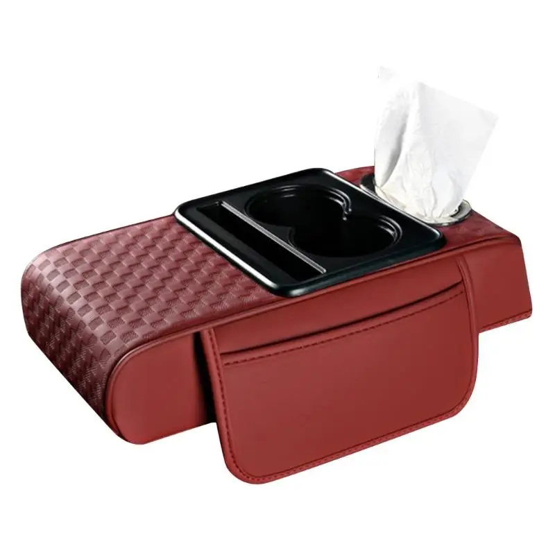 Leather Height Increasing Pad Quick Installation Car Interior Accessories Armrest Box Heighten Pad Cushion Elbow Support