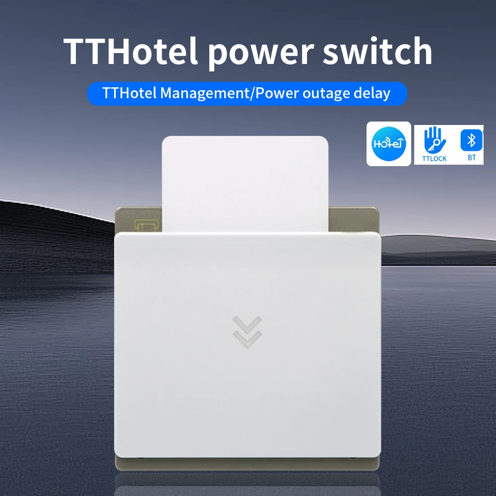 ES3-BT TTHotel 40A Energy Saving Switch Saver AC180-250V S50 Card Power Saver App Bluetooth Remote On Off G2 Wifigateway Support