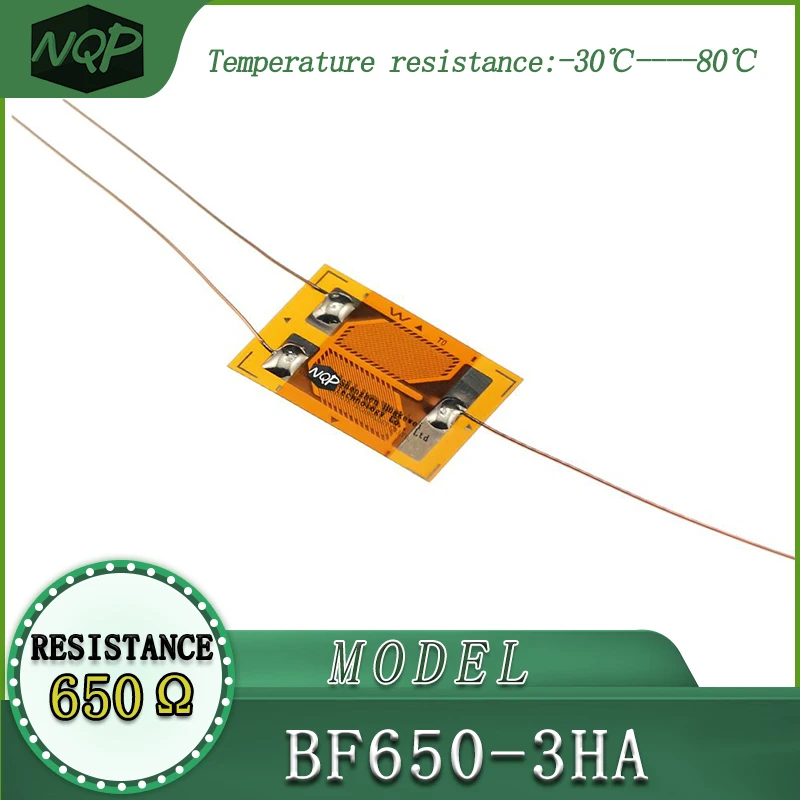Strain gauge BF650-3HA,  high-precision, resistive type, with a resistance value of 650 ohms, for  load cells.
