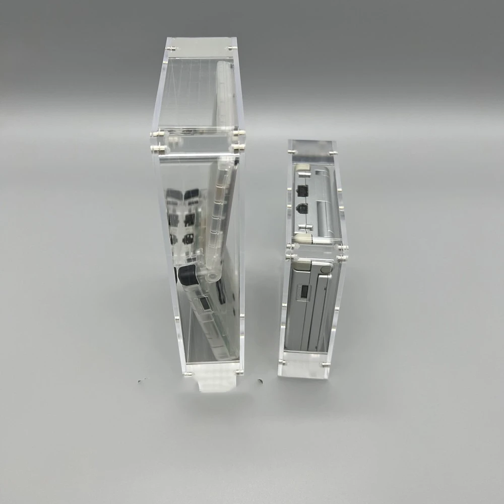 High Quality Ultra High Definition Acrylic Collection Display Protective Box for Nintendo GAME BOY ADVANCE SP/GBASP Clear Boxes