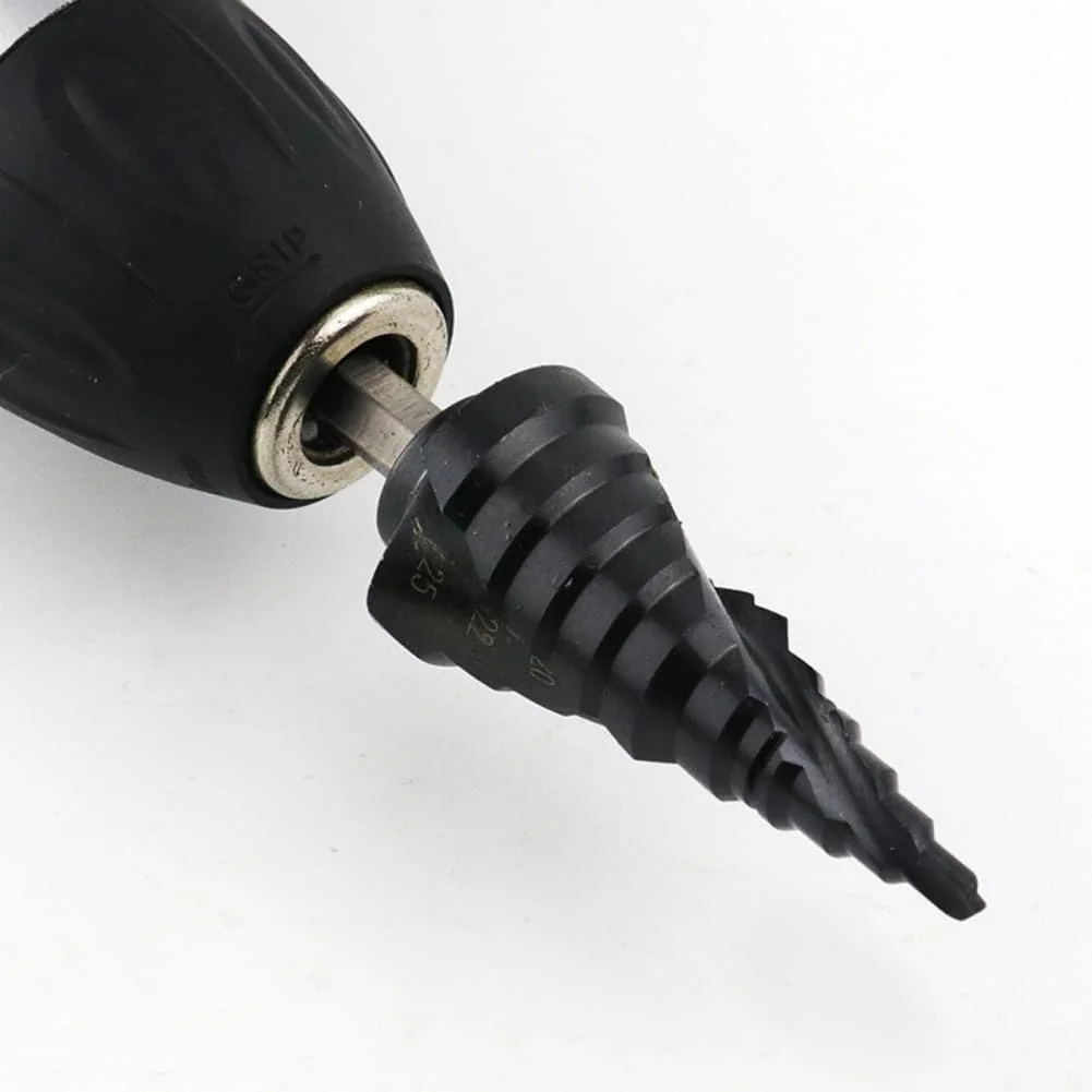 M 35 Step Drill Bit with Non Slip Tip and High Operation Compatible with Cordless and Electric Drills M 35 Step