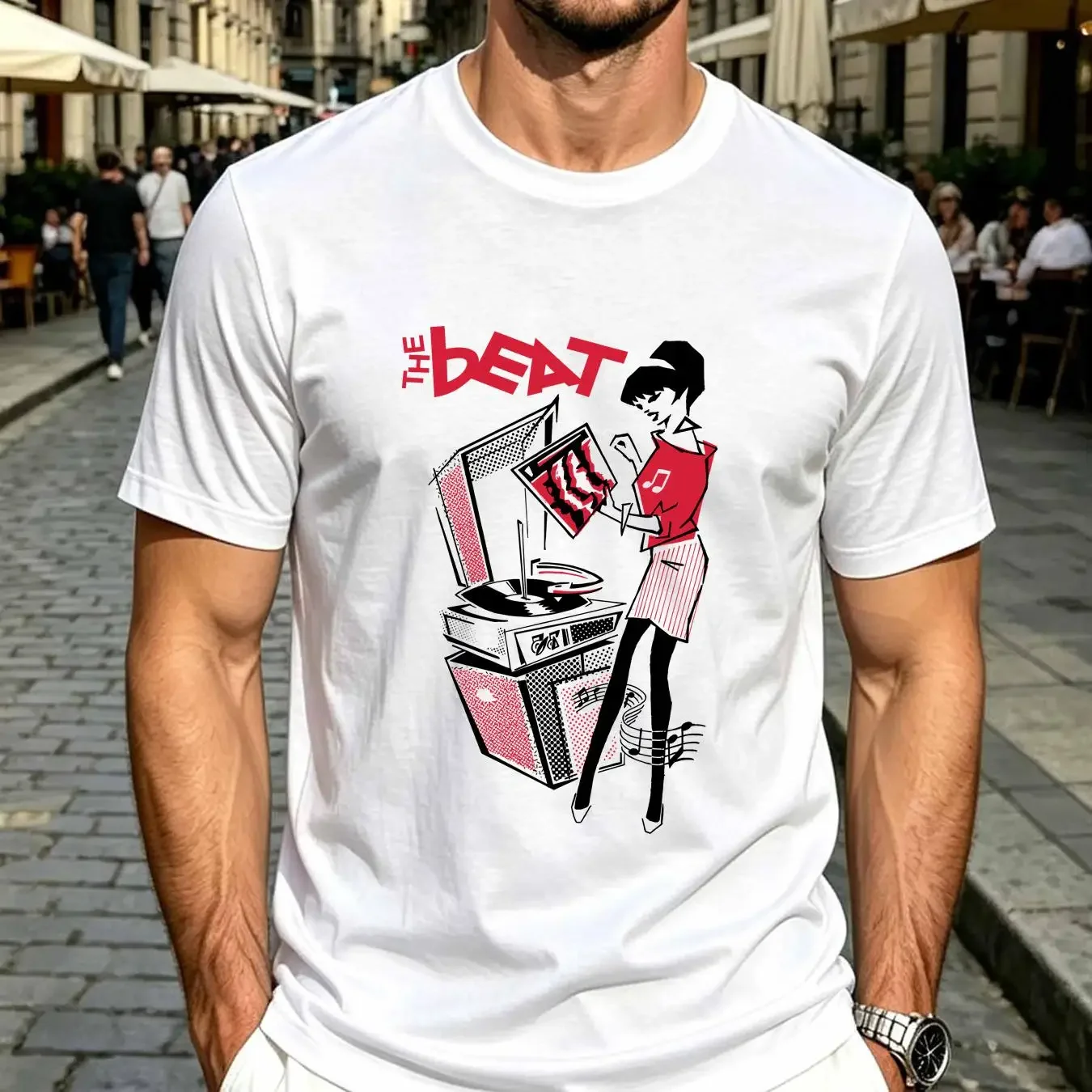washed T Shirt The English Beat B69 Rude Girl 2 Tone Ska vintage Washed designer clothes graphic streetwear