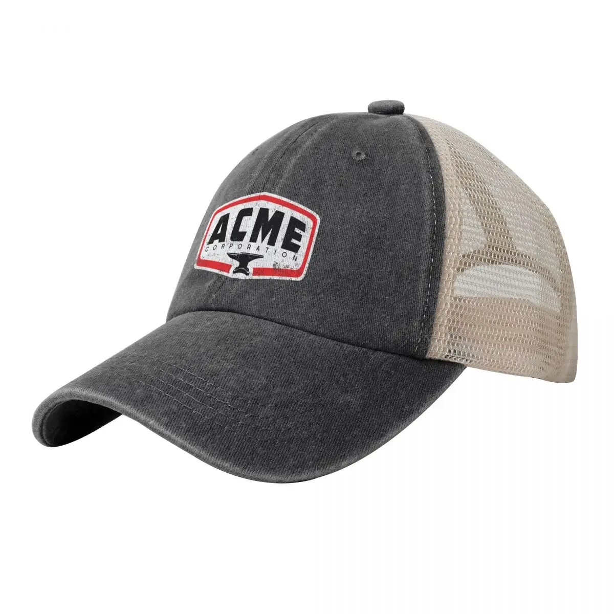 

Acme Logo (For Light Shirts) Cowboy Mesh Baseball Cap Luxury Man Hat beach hat Visor Christmas Hat Women's Hats Men's