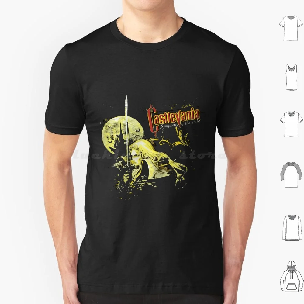 Symphony Of The Night Alucard Castlevania Game Funny T Shirt Men Women Kids 6xl Castlevania Dracula Alucard Belmont Vampire