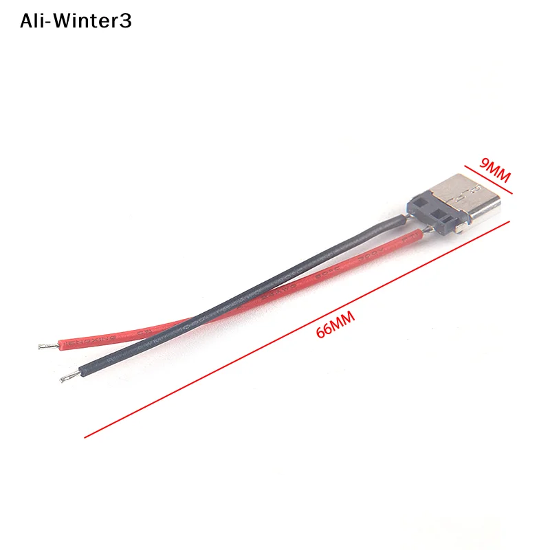 【WN】（）5Pcs 2025 New USB JACK Type-C 2Pin 2P Welding Wire Female Connector 180 Degree For Phone Charging Port Charging Socket