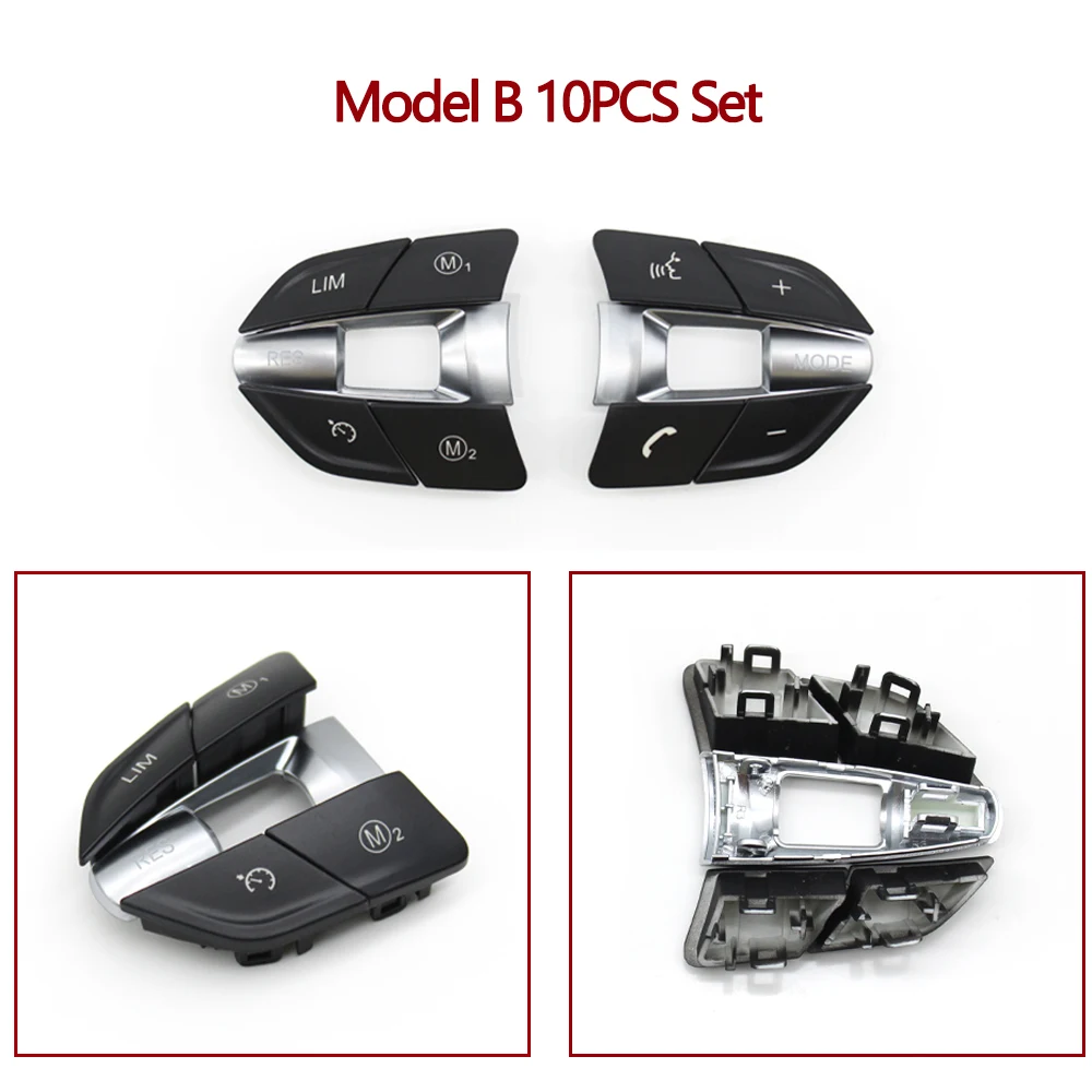Motorsport Car Steering Wheel Buttons Control Knob Button For BMW F10 F11 F30 F31 F34 F01 F02 F07 F06 F12 F25 F26 F15 F16