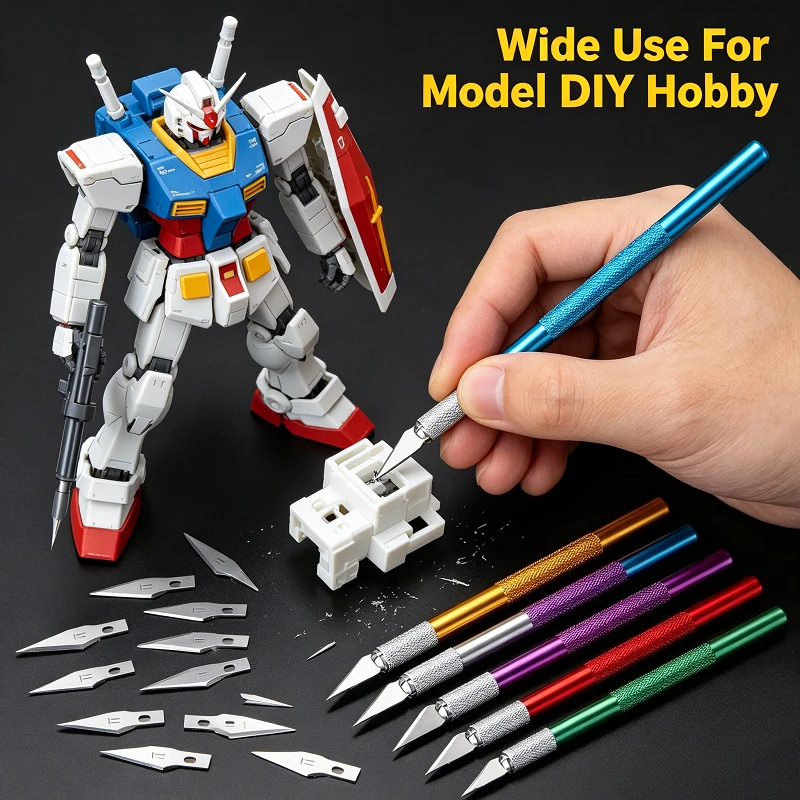 50Pcs Metal Carving Scalpel Blades Set, Multi-purpose DIY Cutting Tool for Wood Carving, Fruit Sculpture, Craft Engraving - view 2