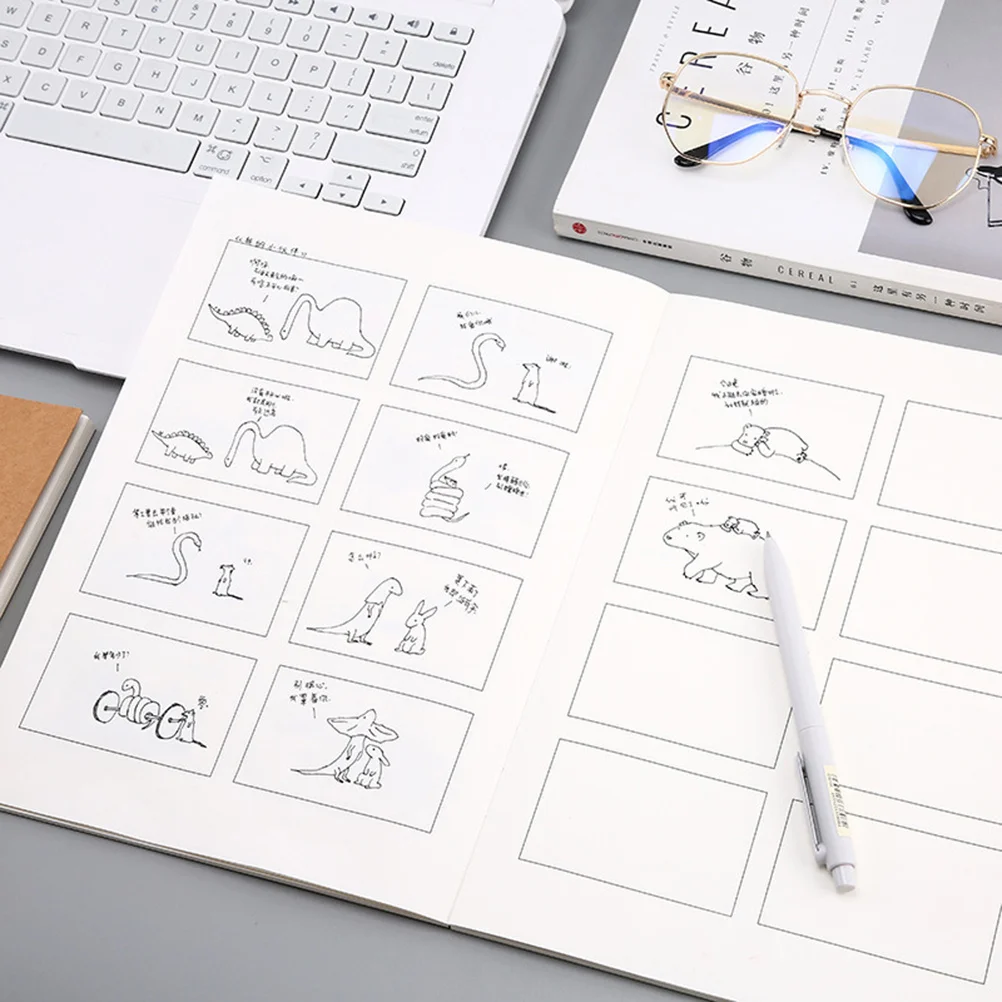 Quaderno di fumetti A5, elegante diario di memoria portatile per scrivere foto, quaderni per uso quotidiano, cancelleria per studenti