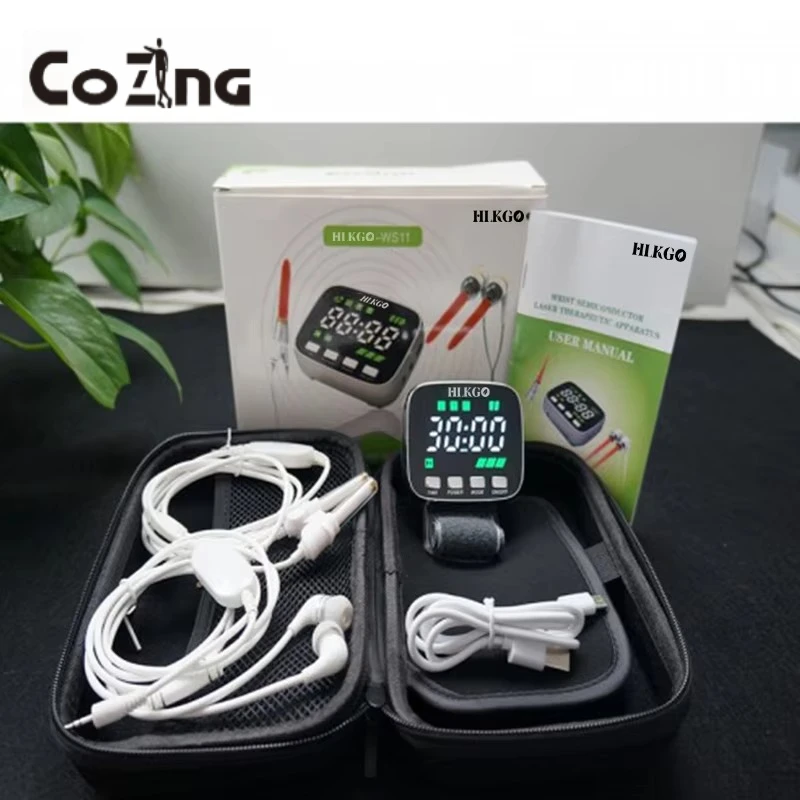 COZING Laser Therapy Phototherapy Board Laser LLLT Low Frequency Diabete Hypertension Cholesterol Treatment Diode Laser Watch