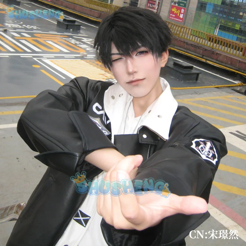 

Love and Deepspace Caleb Cosplay Costume Coat Uniform Halloween Carnival Party Christmas Play Role Clothing