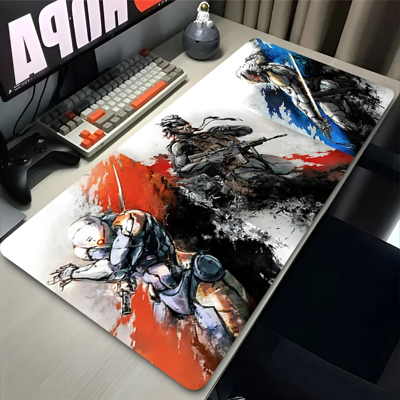 Mouse Pad for Computer Gaming Laptop Metal Gear Solid Pc Mats Keyboards Accessories Non-slip Mat Desk Mats Gamer Rug Mausepad