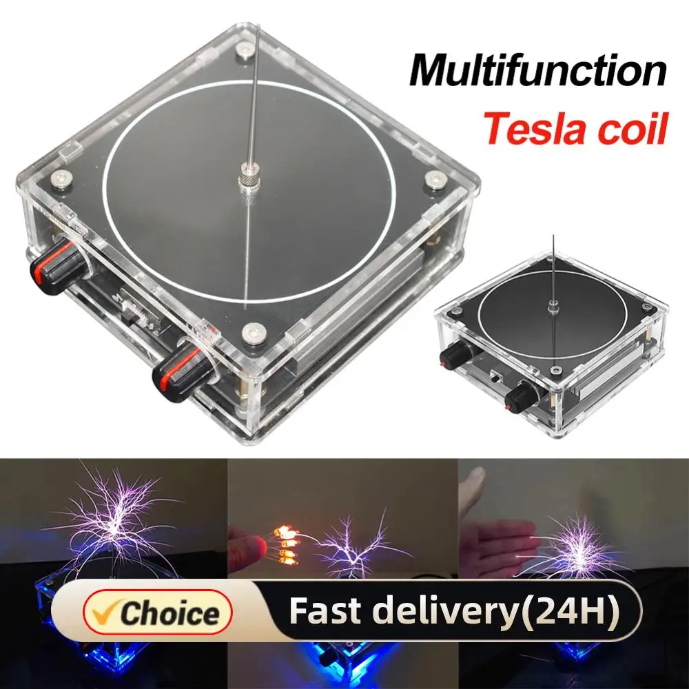 

Multi-Function Music for TESLA Coil Speaker Palm for TESLA Coil Voltage Pulse Electric Arc Generator Scientific Experiment Tool