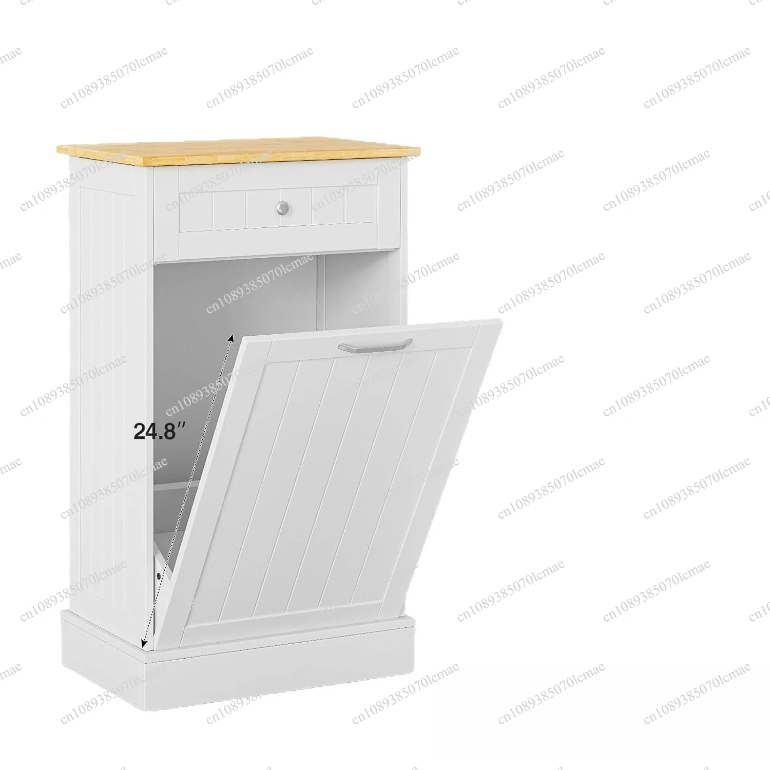 Tilt Out Trash Cabinet Kitchen Waste Bins Free Standing Laundry Hamper Recycling Cabinet Trash Can Holder With
