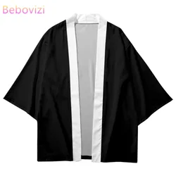 Traditional Solid Color Patchwork Japanese Kimono Cosplay Samurai Haori Women Men Streetwear Cardigan Beach Yukata Asian Clothes