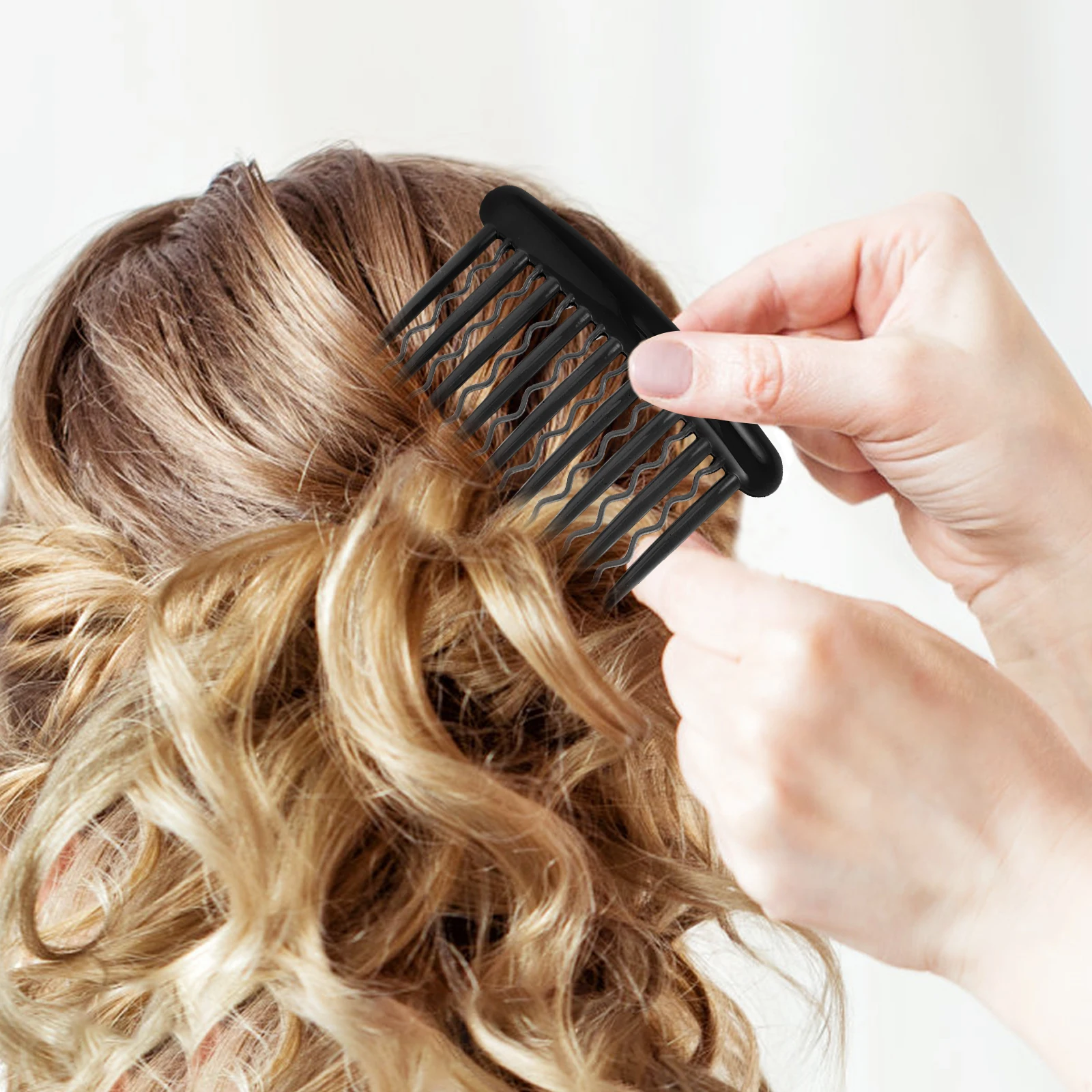 

24 Pcs Retro Combed Bridal Plastic Veil Vintage with Teeth Hair Side Twist Combs Bride