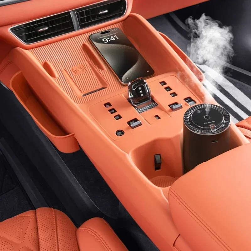 For BYD Sealion 7 Central Control Button All-inclusive Silicone Pad Scratch-proof Modified Protective Pad Interior Accessories